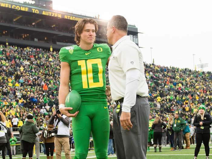 Oregon Justin Herbert Mario Cristobal